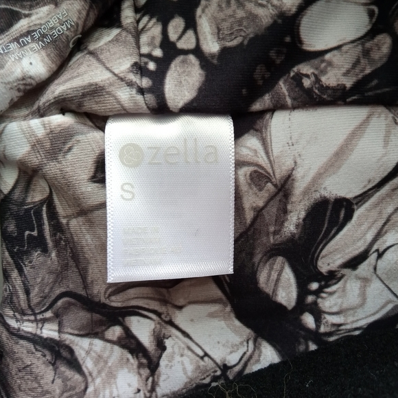 Zella NWT Woman's Gray Marble Sports Athletic Bra Top - Picture 4 of 7